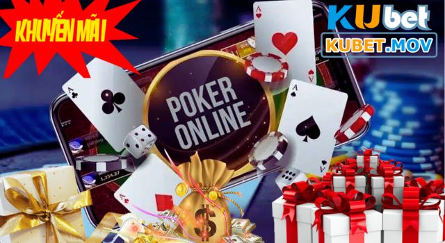 Nhiều khuyến mãi hấp dẫn khi chơi Poker tại KUBET